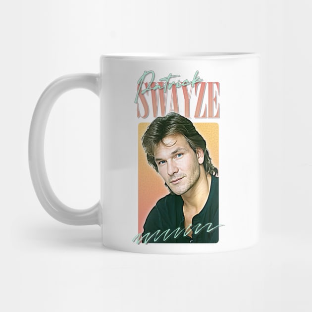 Patrick Swayze •  • Retro Graphic Design by DankFutura